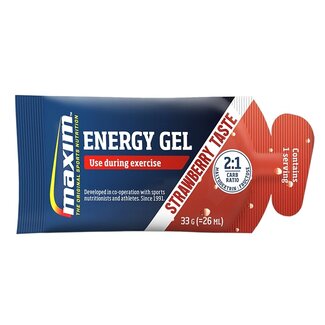 Maxim Sportvoeding Maxim Energy Gel Strawberry