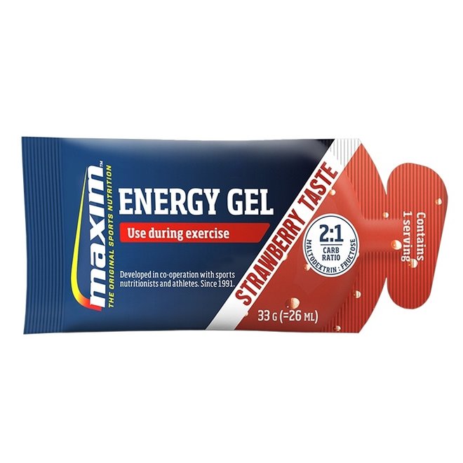 Maxim Energy Gel Strawberry koop je nu snel en voordelig bij