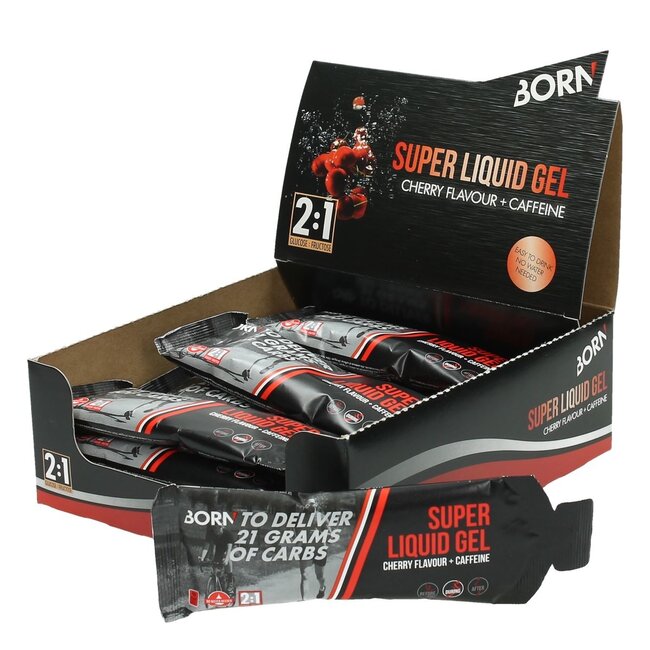 Born Super Liquid Gel Cherry + Caffeine