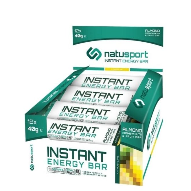 Natusport Instant Energy Bar Citrus Lime