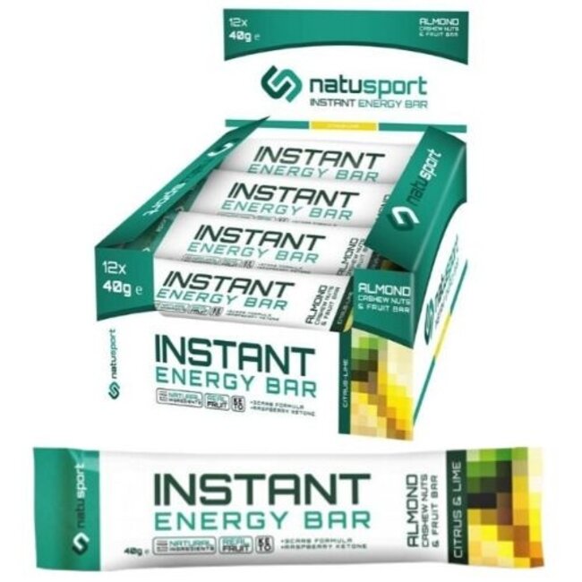Natusport Instant Energy Bar Citrus Lime