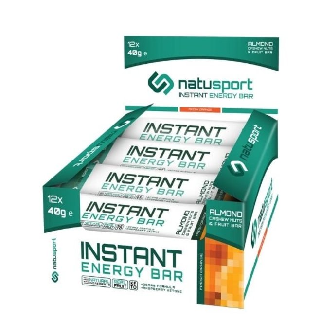 Natusport Instant Energy Bar Fresh Orange