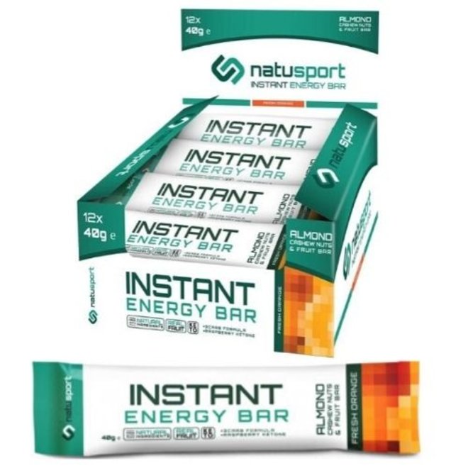 Natusport Instant Energy Bar Fresh Orange