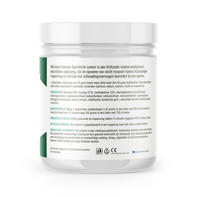 Natusport Natusport Isotonic Sportdrink Lemon