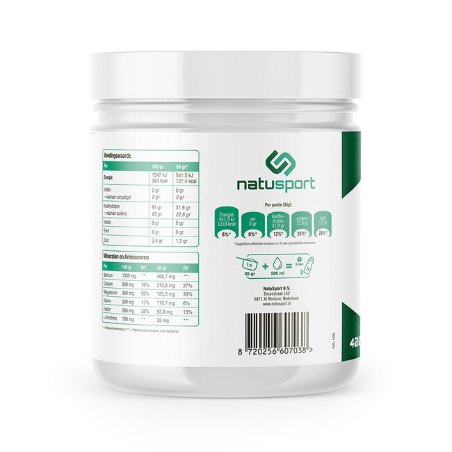 Natusport Natusport Isotonic Sportdrink Lemon