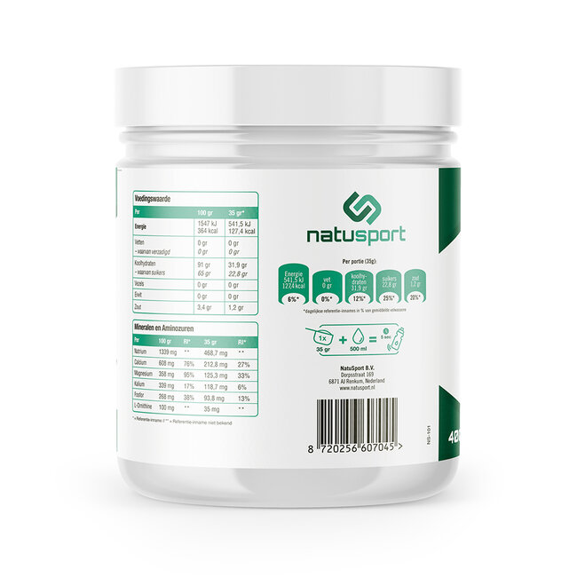 Natusport Natusport Isotonic Sportdrink Red Fruit