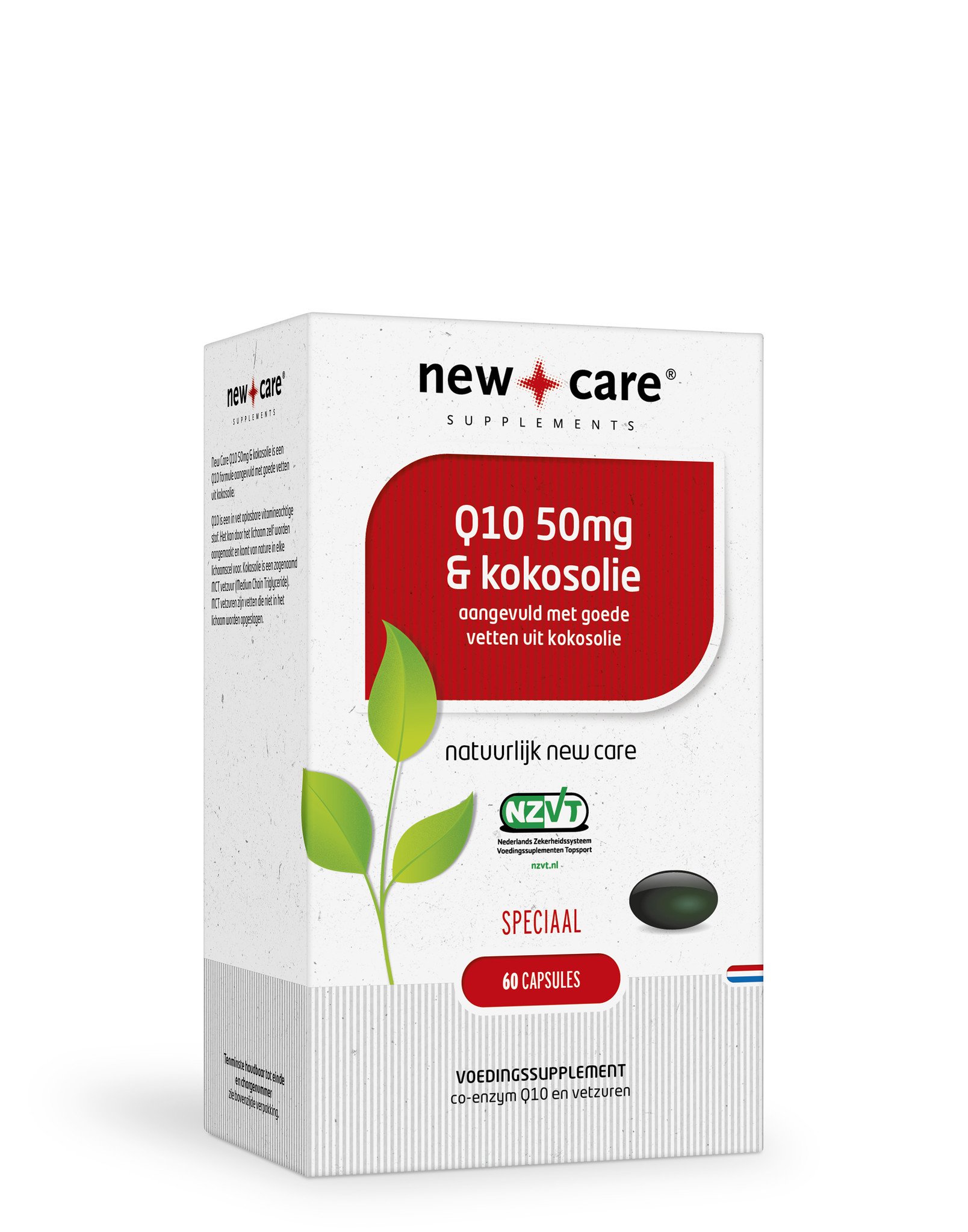 NewCare Q10 50mg & kokosolie koop je nu snel en voordelig bij Sportievevoeding.nl Sportieve Voeding