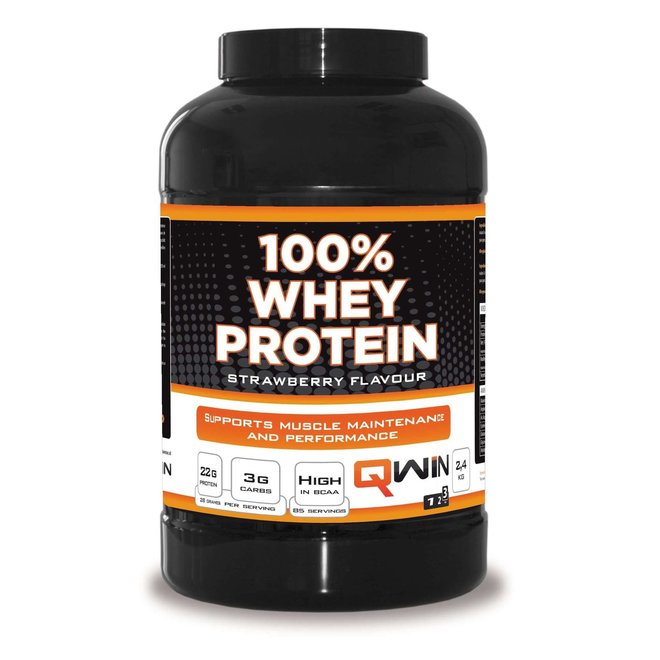 Qwin 100% Whey Protein Strawberry