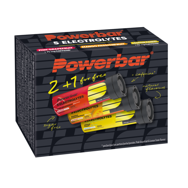 Powerbar electrolytes 2 plus 1 gratis