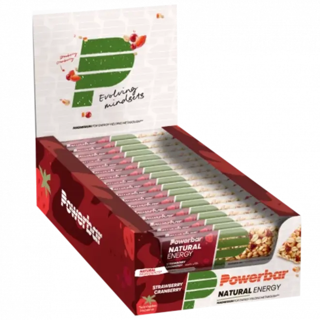 Powerbar Natural Energy Cereal Bar Strawberry & Cranberry