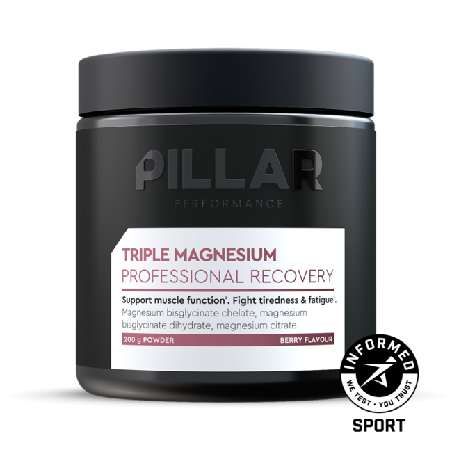 PILLAR Performance Triple Magnesium Berry Jar Informed Sport
