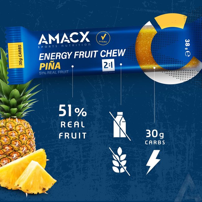 Amacx Energy Fruit Chew Piña