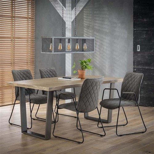 Winson Esstisch Industrial Naturfarben 180x90cm Winson Esstisch Industrial Naturfarben 180x90cm