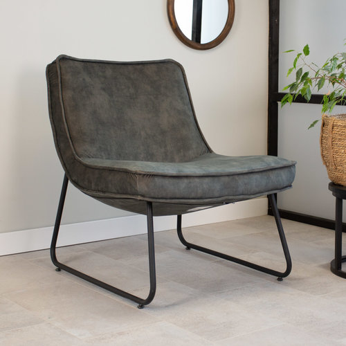 Lowen Sessel Industrial Samt Anthrazit Lowen Sessel Industrial Samt Anthrazit