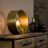 Golden Tischlampe Industrial Metall Gold