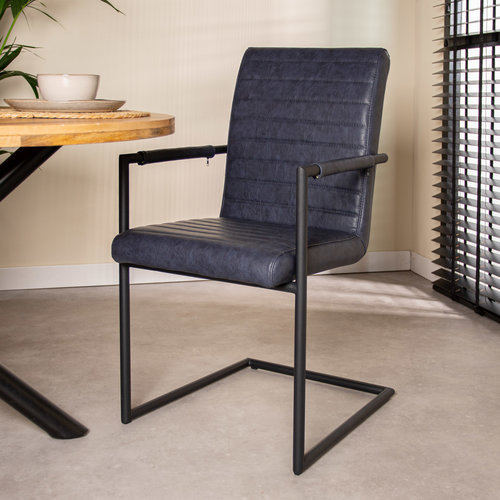 Dimehouse Bras Esszimmerstuhl Industrial Blau Dimehouse Bras Esszimmerstuhl Industrial Blau