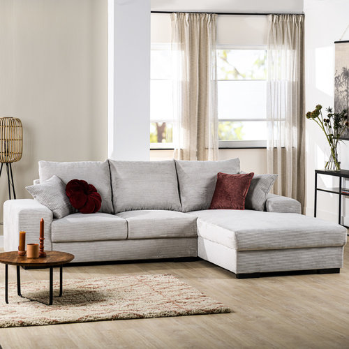 Cambridge Ecksofa Industrial Kord Beige Rechts Cambridge Ecksofa Industrial Kord Beige Rechts