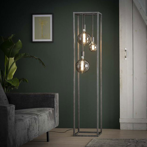 Sam Stehlampe Industrial XL Altsilbern Sam Stehlampe Industrial XL Altsilbern