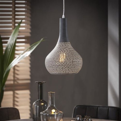 Aya Pendelleuchte Industrial 1L Grau Aya Pendelleuchte Industrial 1L Grau