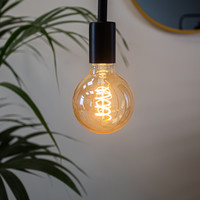 Leuchtmittel LED-Filament Bol Ø9,5 Bernsteinfarben