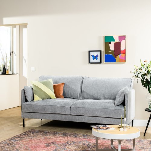 Lina 3-Sitzer-Industriesofa Heaven Stoff grau Lina 3-Sitzer-Industriesofa Heaven Stoff grau