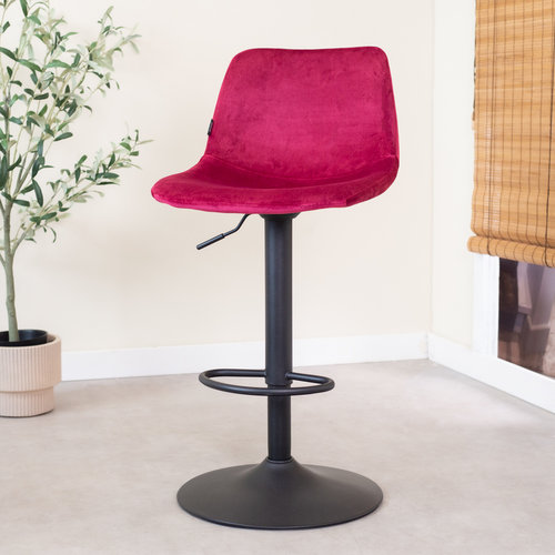 Nora Barhocker bordeaux Industrial Samt Nora Barhocker bordeaux Industrial Samt