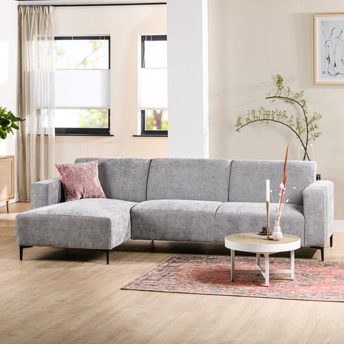 Janie Ecksofa Industrial 3-Sitzer Grau Links Janie Ecksofa Industrial 3-Sitzer Grau Links