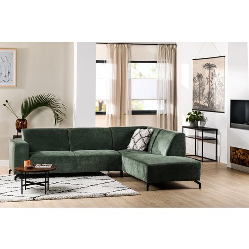 Jeremy Ecksofa Industrial 3-Sitzer Grün Rechts Jeremy Ecksofa Industrial 3-Sitzer Grün Rechts