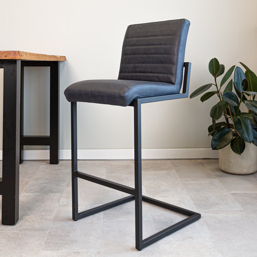 Dimehouse Kuba Barhocker Industrial Blau Dimehouse Kuba Barhocker Industrial Blau