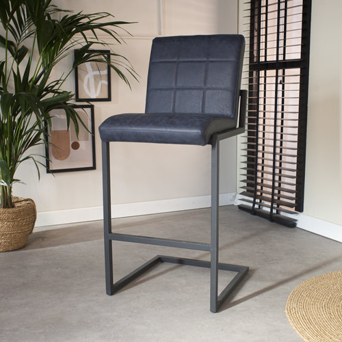 Dimehouse Hoxton Barhocker Industriell Blau Dimehouse Hoxton Barhocker Industriell Blau