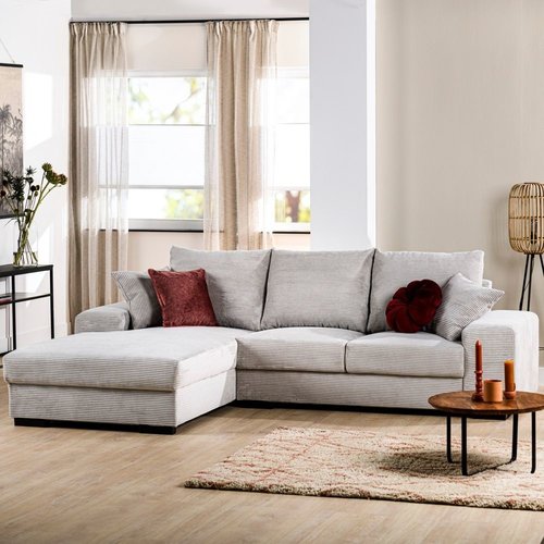 Cambridge Ecksofa Industrial Kord Beige Links Cambridge Ecksofa Industrial Kord Beige Links