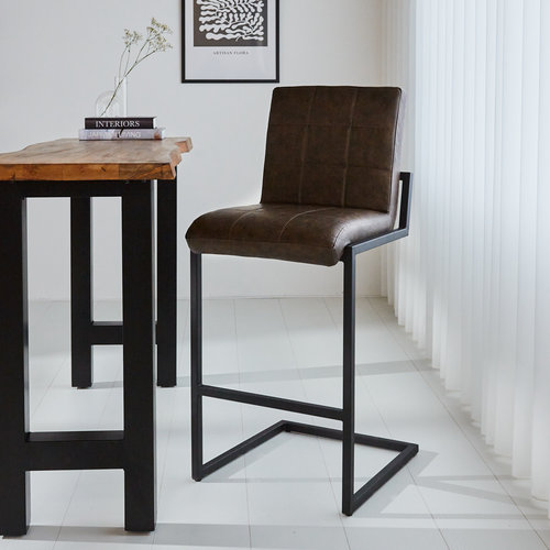 Dimehouse Hoxton Barhocker Industriell Braun Dimehouse Hoxton Barhocker Industriell Braun