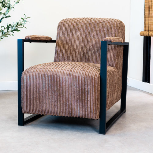 Moderner Sessel Madeline Kord Braun Moderner Sessel Madeline Kord Braun