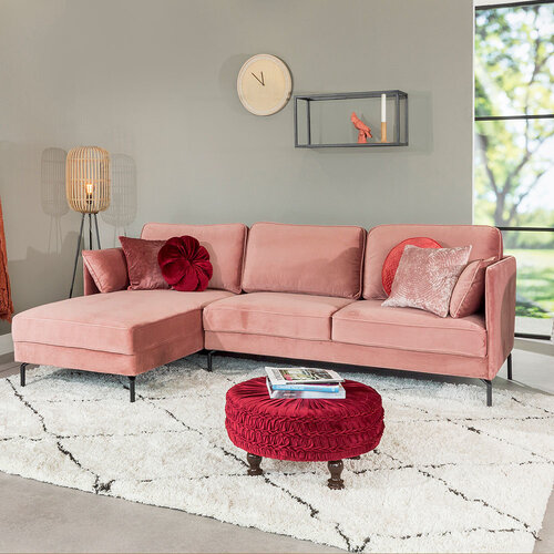 Peppin Ecksofa Vintage Rosa Links Peppin Ecksofa Vintage Rosa Links
