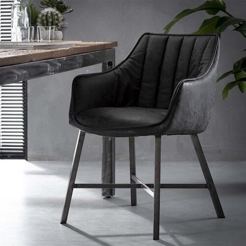 Deen Esszimmerstuhl Industrial Schwarz Deen Esszimmerstuhl Industrial Schwarz