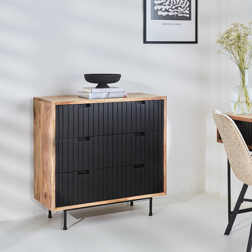 Felix Sideboard Vintage Mangoholz 90x90 Felix Sideboard Vintage Mangoholz 90x90
