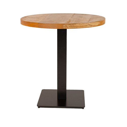 Bistrotisch Rund Industrial Mangoholz 90x90cm