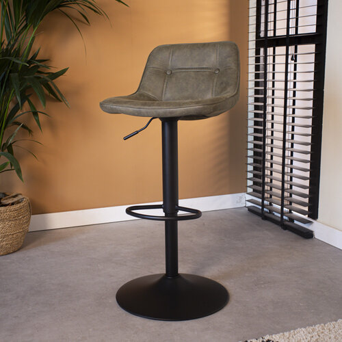 Dimehouse Keston Barhocker Industrial Grün Dimehouse Keston Barhocker Industrial Grün