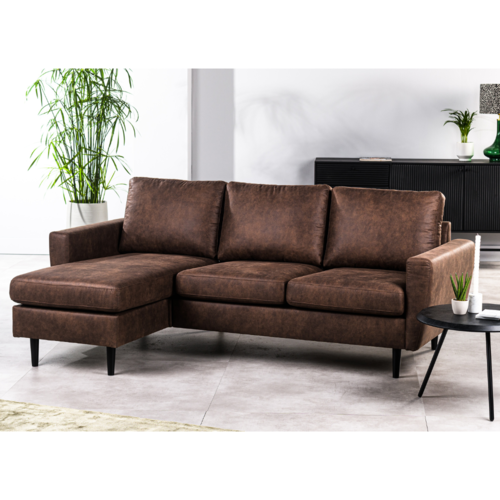 3-Sitzer Ecksofa Lara Stoff braun links/ rechts 3-Sitzer Ecksofa Lara Stoff braun links/ rechts