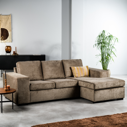 3-Sitzer Ecksofa Mona Stoff braun links/ rechts 3-Sitzer Ecksofa Mona Stoff braun links/ rechts
