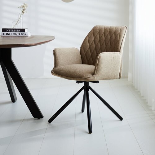 Dimehouse Esszimmerstuhl Novan Bouclé taupe Dimehouse Esszimmerstuhl Novan Bouclé taupe