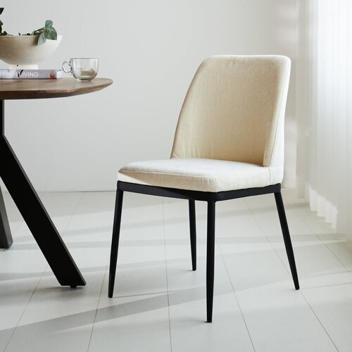 Dimehouse Esszimmerstuhl Noli Chenille creme Dimehouse Esszimmerstuhl Noli Chenille creme