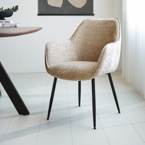 Dimehouse Esszimmerstuhl Sev Chenille beige Dimehouse Esszimmerstuhl Sev Chenille beige