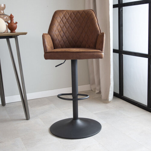 Dimehouse Novan Barhocker Industrial Cognac Dimehouse Novan Barhocker Industrial Cognac