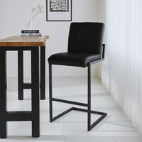 Hoxton Barhocker Industriell Schwarz