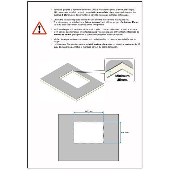 VIESA VIESA Kompressor III Climatiseur de toit Universel (24 Volt)