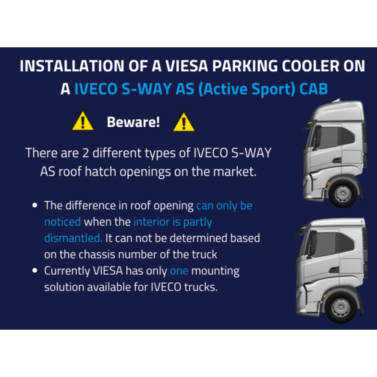 VIESA Kompressor III Standklimaanlage IVECO X-WAY