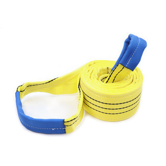 LIFTY Webbing sling yellow 2-layer 3 tons 90 mm with eyes