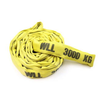 LIFTY Round sling DV-30 Yellow 3 tons with double cover