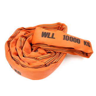 LIFTY Round sling DV-100 Orange 10 tons with double cover